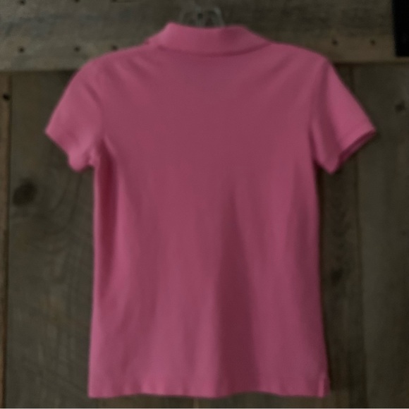 Women’s XS LILLY PULITZER Bright Pink Piqué Cotton Short Sleeve Polo Shirt EXC - Picture 8 of 11